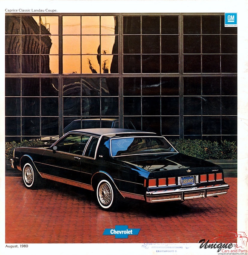 1981 Chevrolet Caprice Impala Brochure Page 6